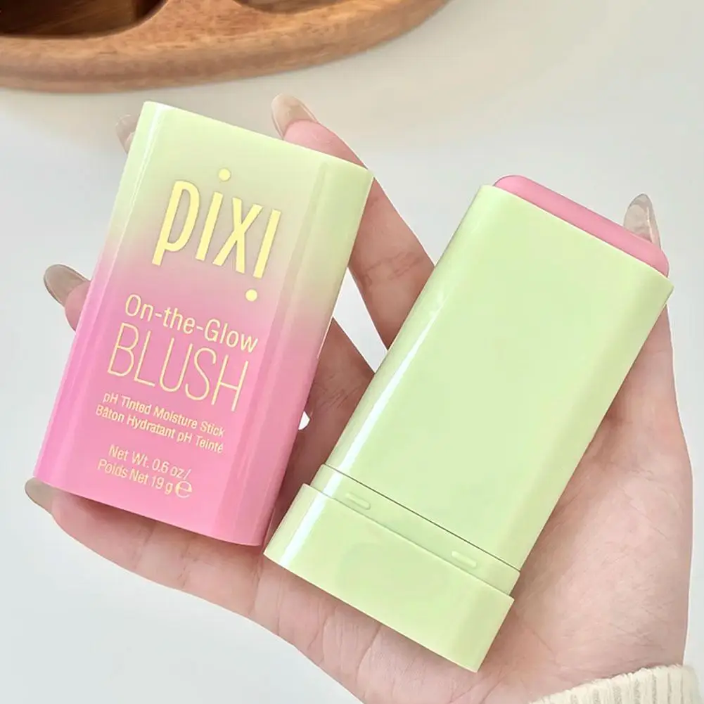 Blush sólido gradual multiuso à prova d'água de longa duração - maquiagem nude natural renderização suave cosméticos faciais diários