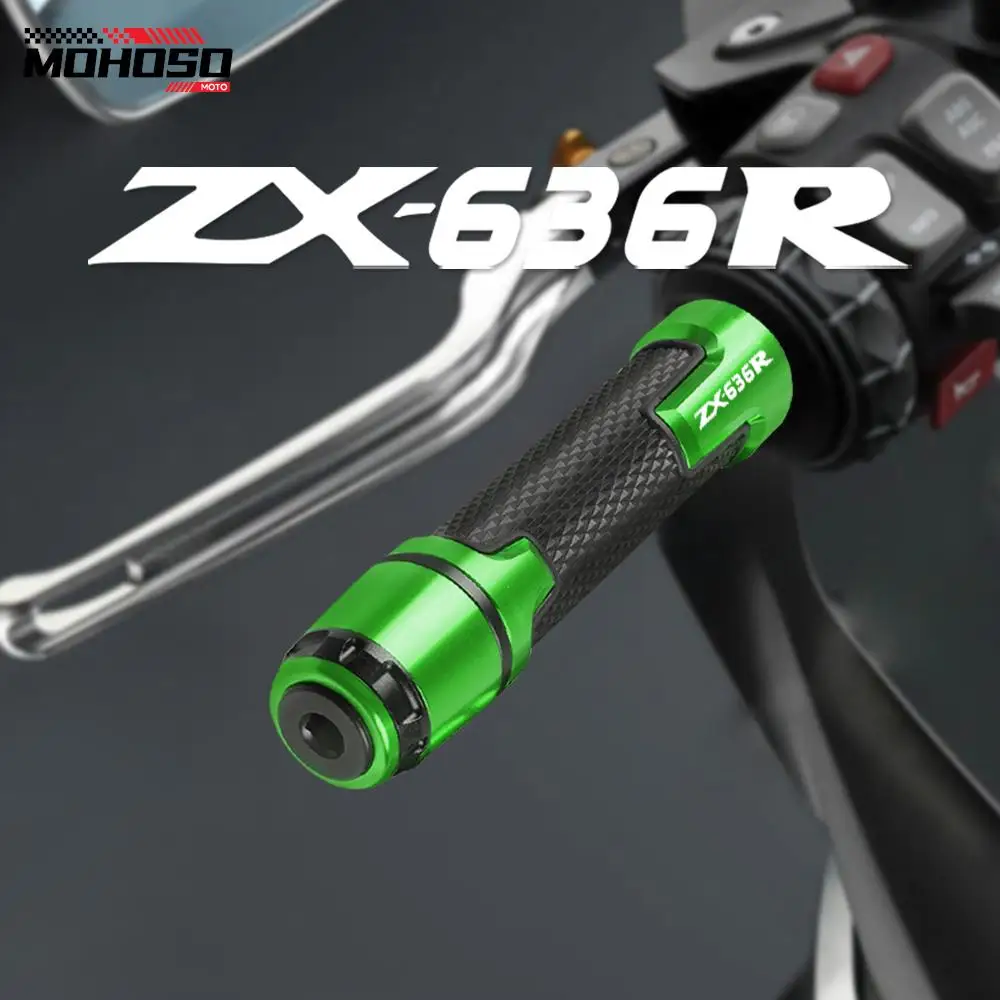 

For KAWASAKI ZX-636RZX636R ZX6RR 2000-2004 2005 2006 Motorcycle Handlebar Grip End Handle Bar Grips Cap Ends Plugs Accessories