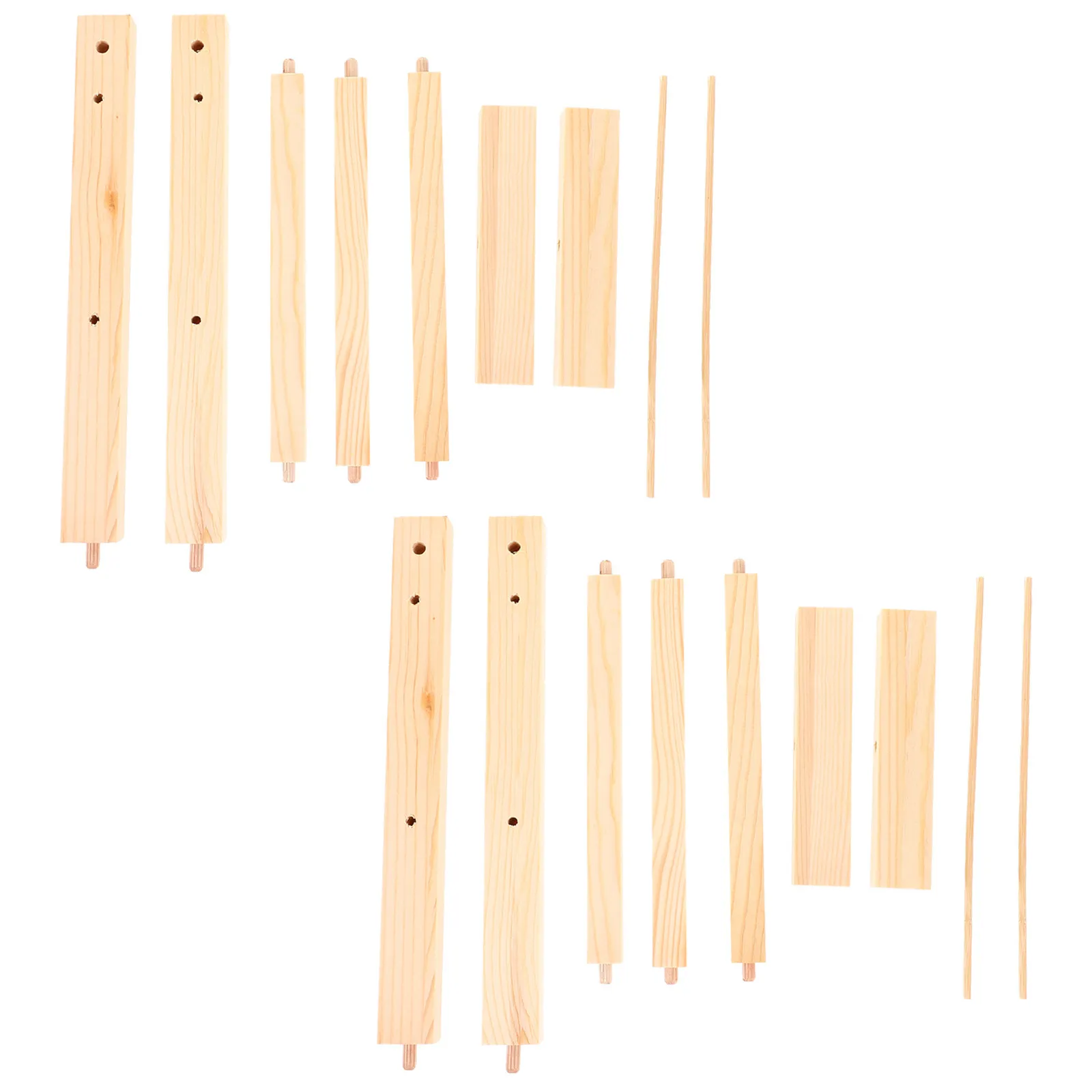 

Mini Wooden Clothes Hanger Rack Small Storage Shelf Miniature Clothing Organizer Small House Furniture Accessories