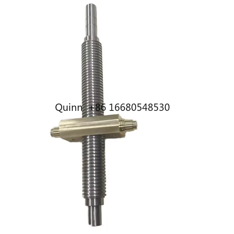 SRStainless Steel Worm Gear Box 12V DC Motor Planetary Gear Cement Mixer Pump with Linear Guides