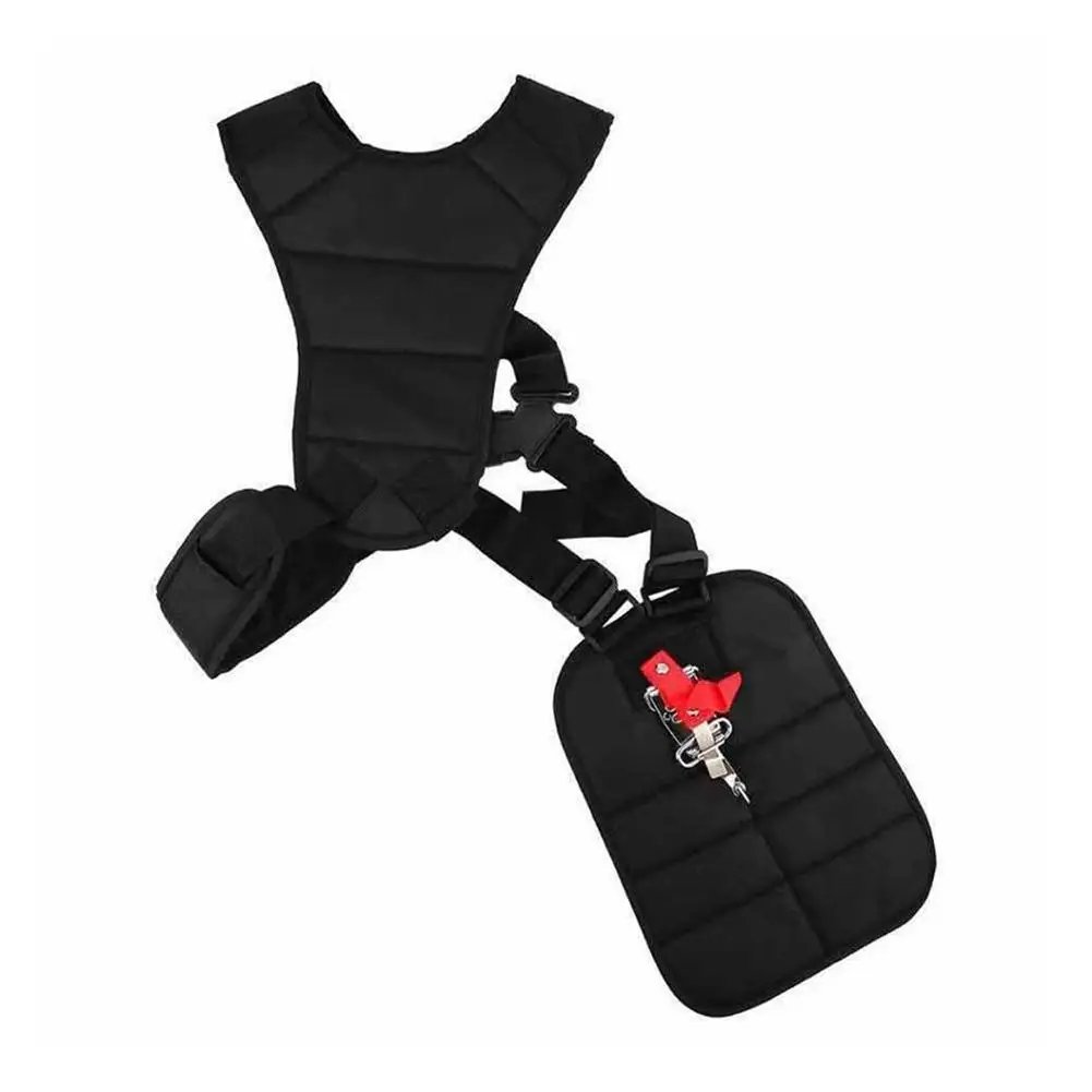 Lawn Mower Harness Strap For Trimmer Brush Cutter, Double Shoulder Padded Backpack Support Belt Universal Backstrap Carrier