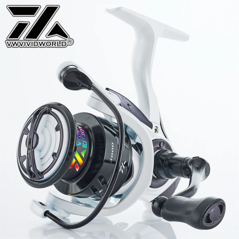 VWVIVIDWORLD,Fishing Reel,Zinc Alloy Gear,Aluminum Alloy Spool,Alloy Arm,Strong Body,Spinning Reel,Suit Salwater,Casting Reel