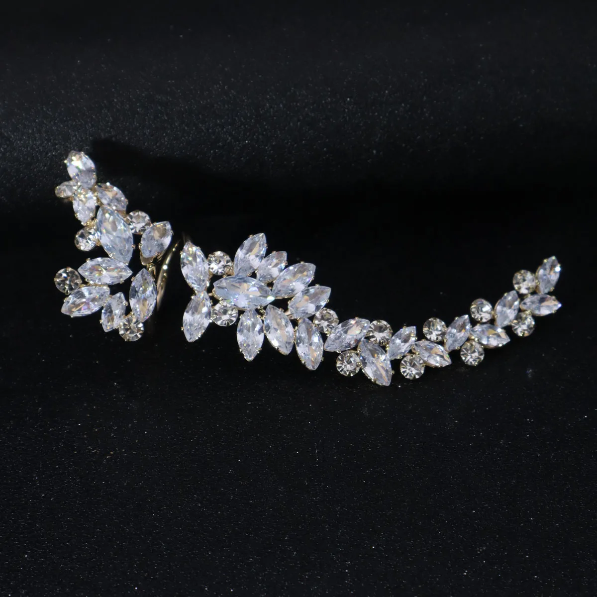 1 قطعة/خاتم حجر الراين للنساء، إكسسوار مجوهرات أنيق، تصميم متألق للنساء، فكرة هدية مثالية، بيان أزياء أنيق