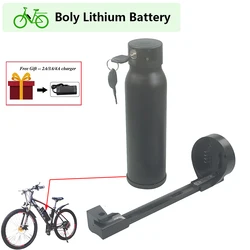 36V 10Ah 18650 Water Bottle Ebike Battery 7Ah 5.8Ah For City Folding Electric Hybrid Bike Down Tube Batteries 250W 350W 500W