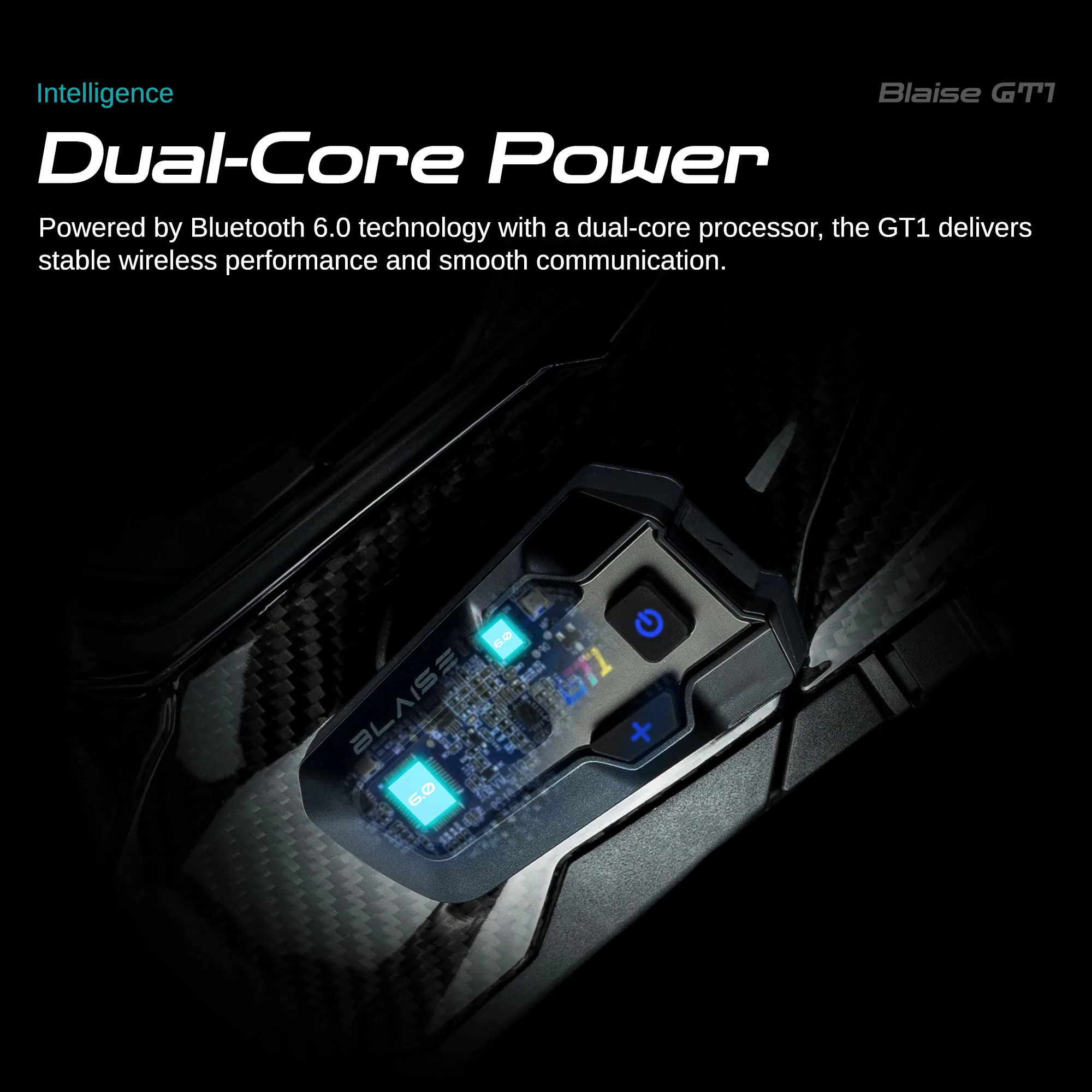 Motorcycle Bluetooth Headset,Dual BT 6.0, Intercom Communication with a 1,000-meter Range, IPX6,Music Sharing,2pcs