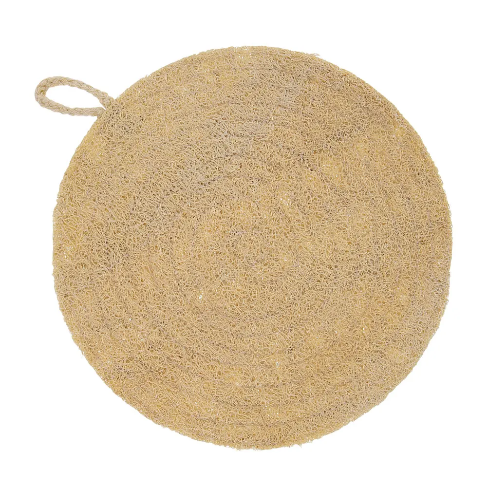 

20cm Loofah Steamer Mat Plant Fiber Reusable Non Stick Cooking Liner for Dumplings Vegetables Fish Steamer Mesh Pad Home