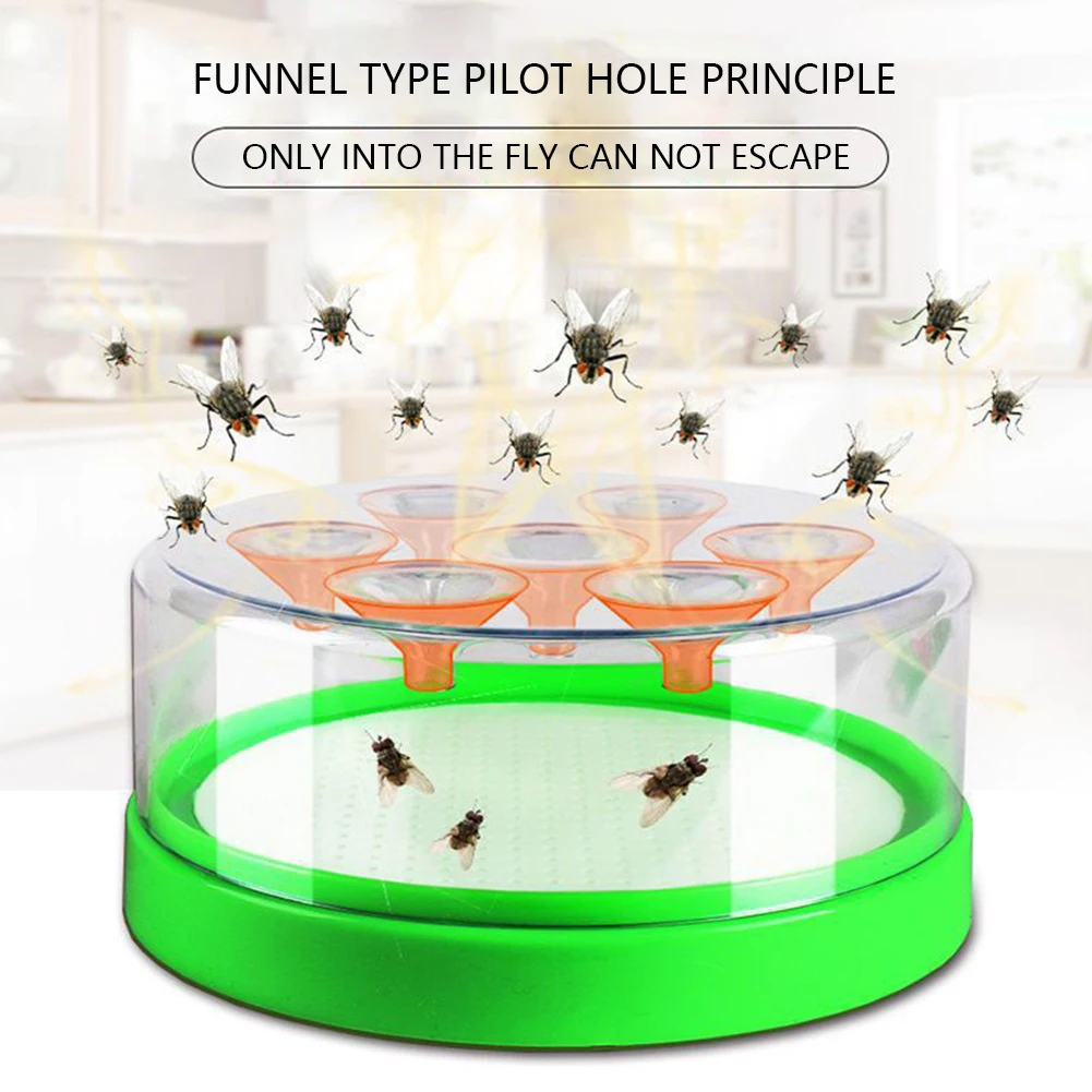 Automatic Flycatcher Catch Canteen Fly Machine Flies Killer Repellent Insect Trap Pest Control Anti Fly Electronic Fly Trap