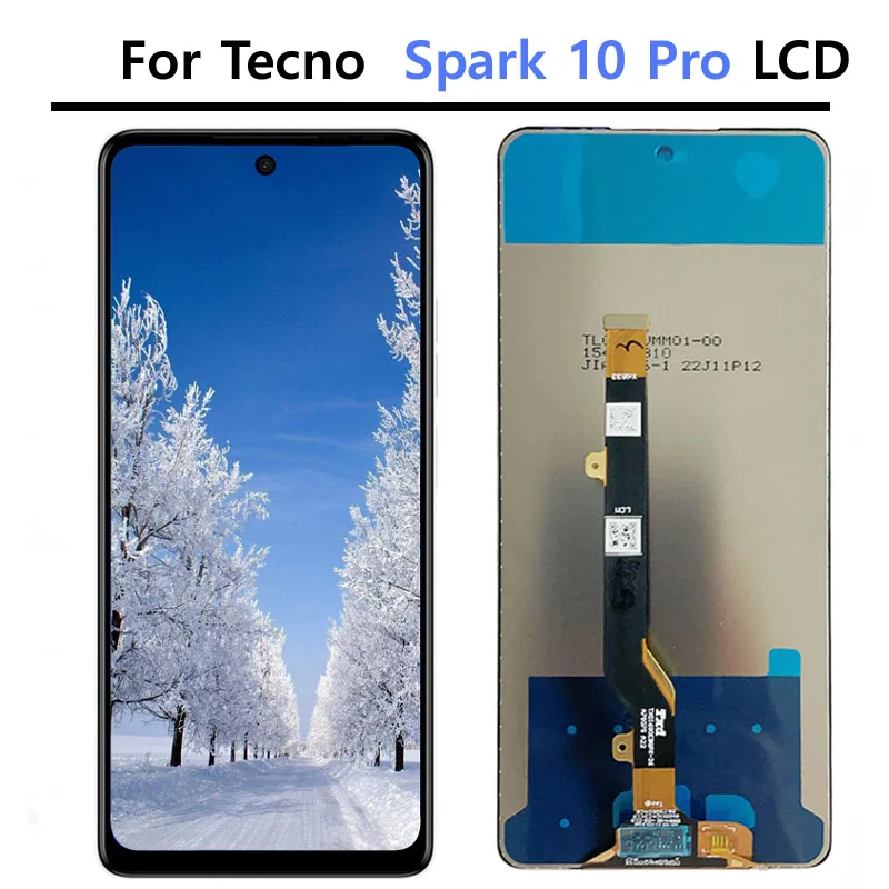 High Quality 6.8 ” For Tecno Infinix  Spark 10 Pro Ki7 LCD Display Touch Screen Digitizer Assembly Replacement Parts