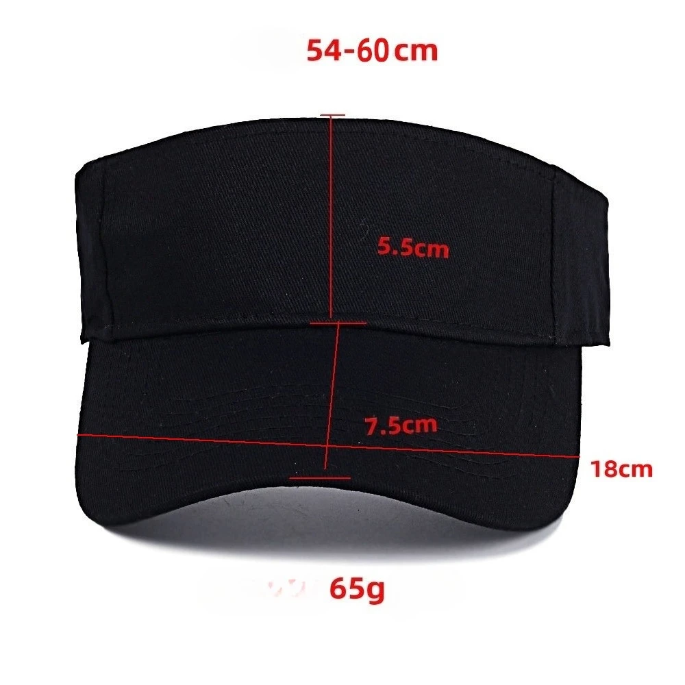 1 summer sun protection visor children's running sports sun hat cap cap solid color men's empty top hat women