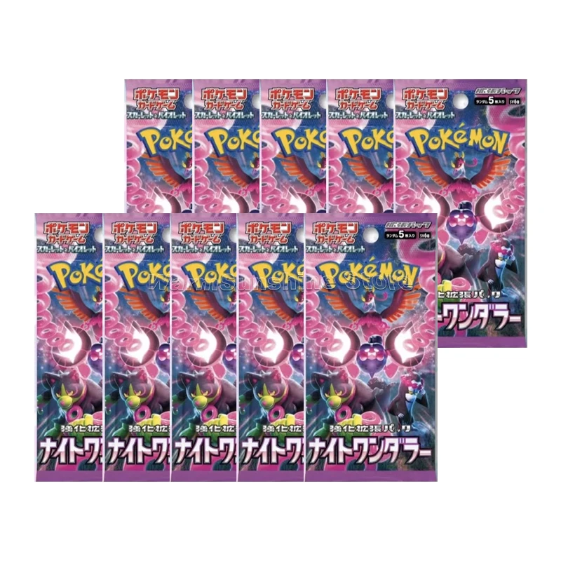 Original Pokemon Card PTCG Japanese Edition Series SV6A Nightwalker Anime Game Trading Cards Children Gifts Board Game Toys