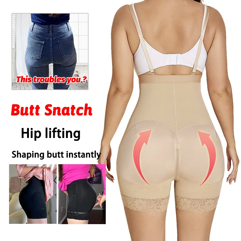 High Waist Shaper Panties Butt Lifter Slimming Corset Shapewear Push Up Buttocks Short Girdle Woman Control Underwear Tights