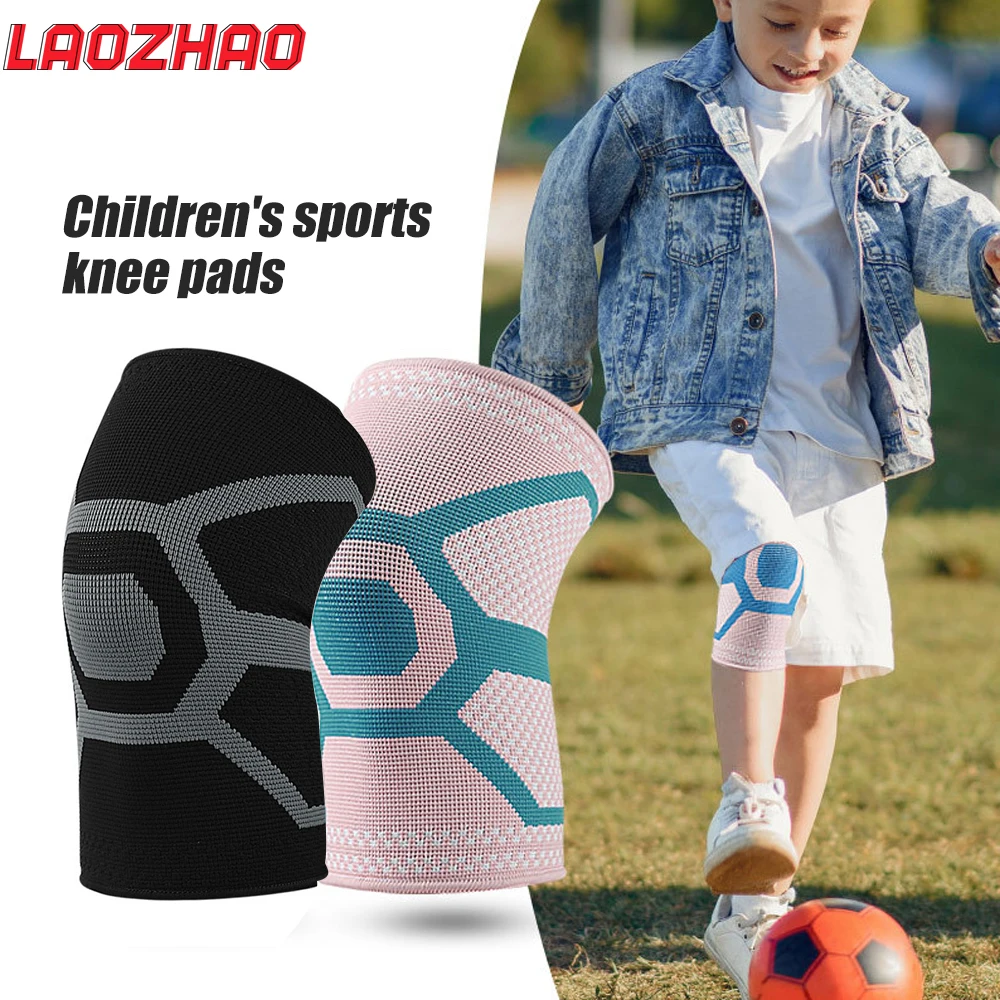 1PCS Kids Knees Brace Sleeve,Youth Knee Compression Sleeve Children Knee Support Boys & Girls KneePads for Basketball Sports