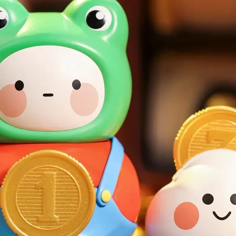 POP MART BOBO COCO ซีรีส์วินเทจ ซากกะ กล่องสุ่มของแท้ กล่องปริศนา ฟิกเกอร์อนิเมะน่ารัก ของตกแต่ง