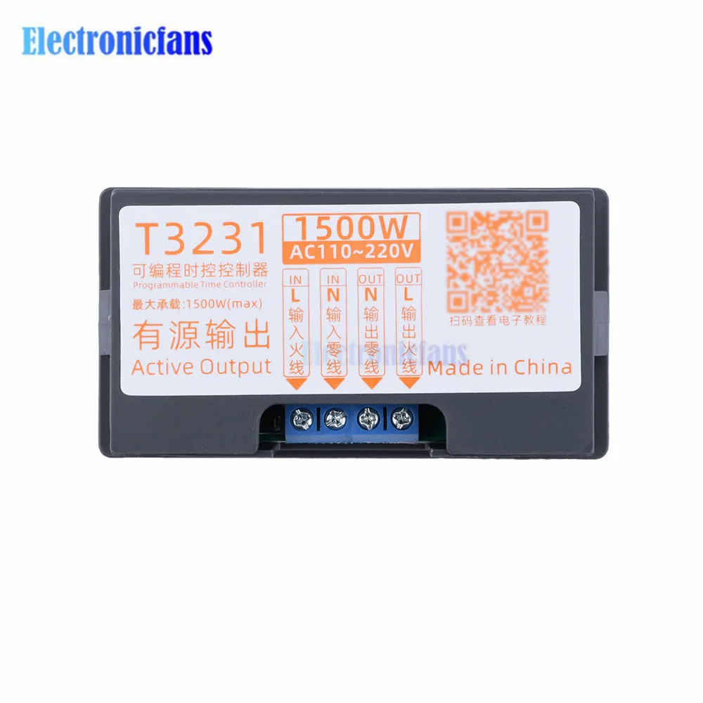 10A AC 110V 220V 12V Zeitrelais-Modul – Programmierbare Zeitverzögerung für Beleuchtung, Wasserpumpen und Motoren – Detail 23
