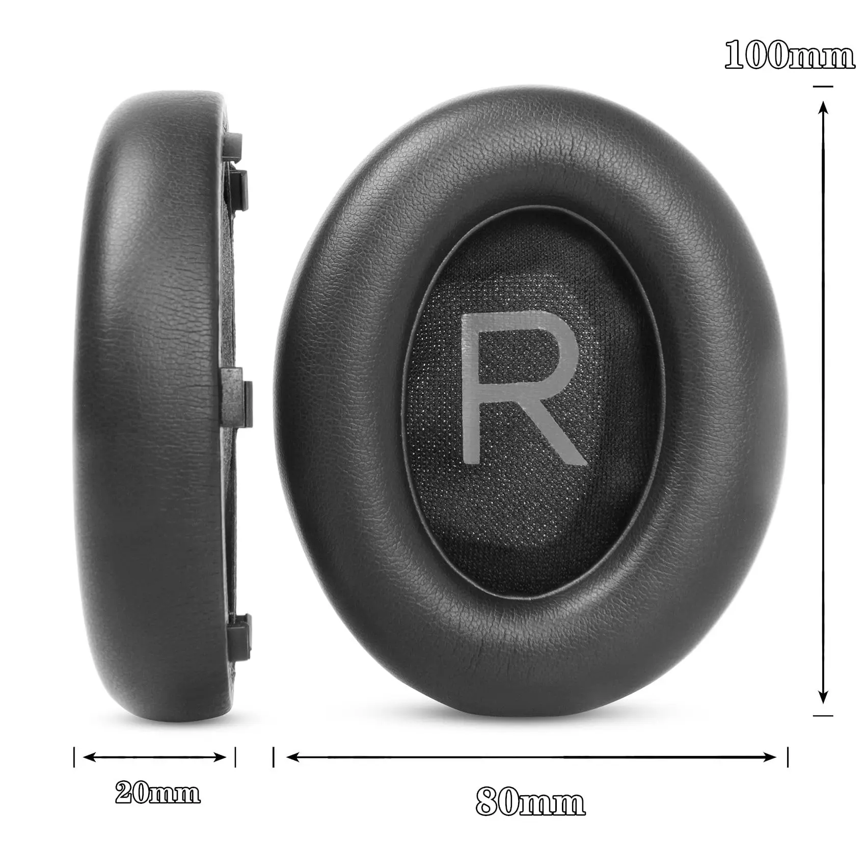 Wymienne nauszniki QC Ultra kompatybilne ze słuchawkami Bose QuietComfort Ultra, poduszki nauszników z bardziej miękkiej skóry proteinowej — zdjęcie produktu 3