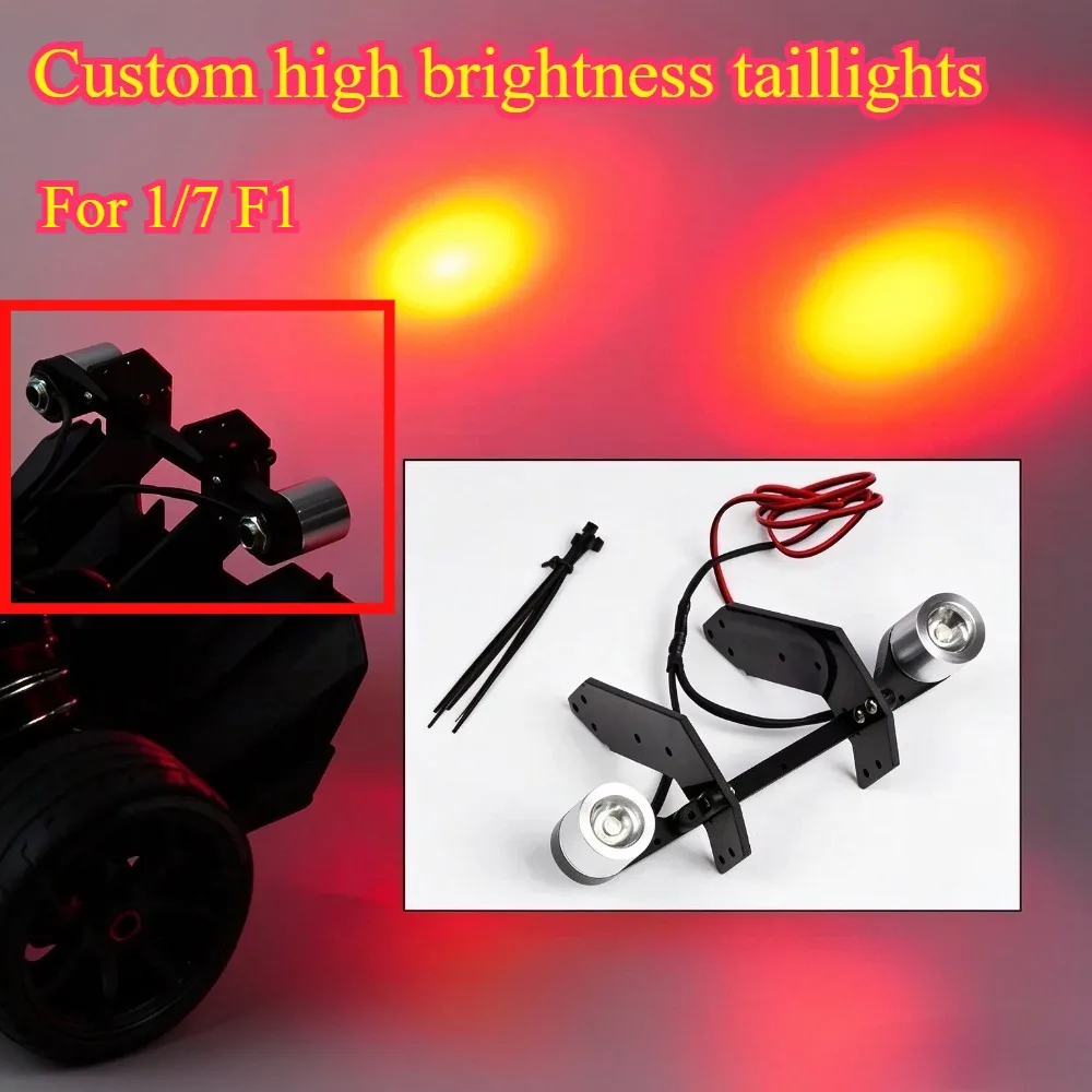 Upgrade Decor Parts Red Through LED Tail Light 3mm For 1/7 Arrma Infraction Fireteam Felony custom size Replacement Accessories