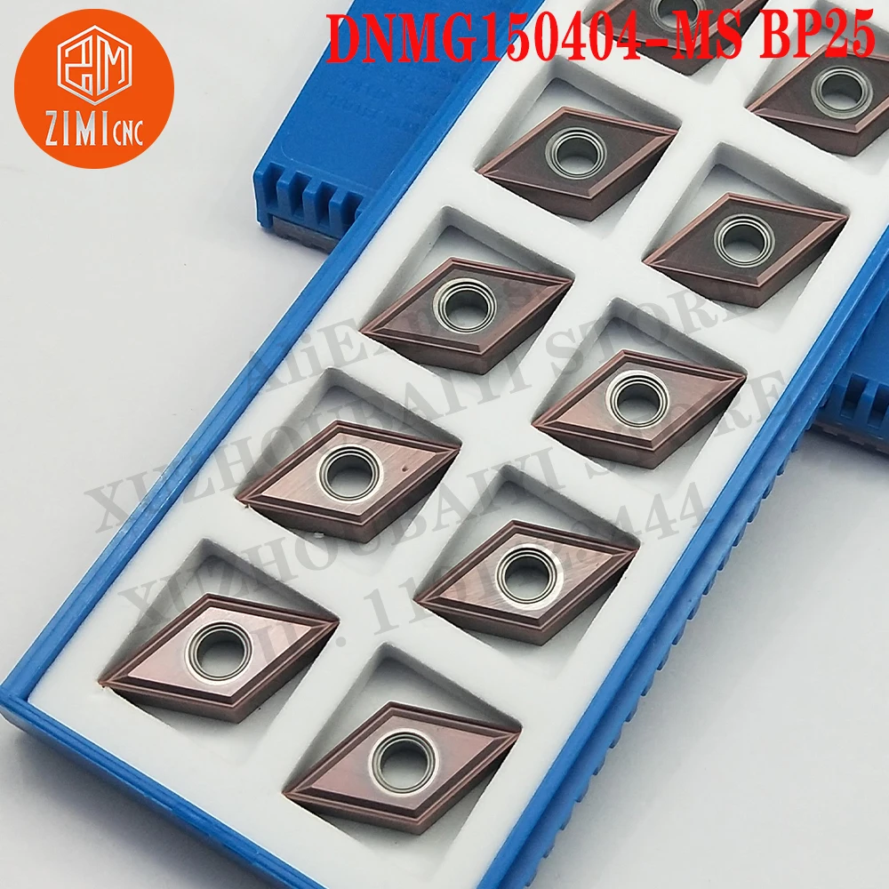 DNMG150404-MS BP25 DNMG 150404 Carbide Inserts Turning Tools mechanical CNC Tools Cutter Lathe Blades cutting tools metal lathe