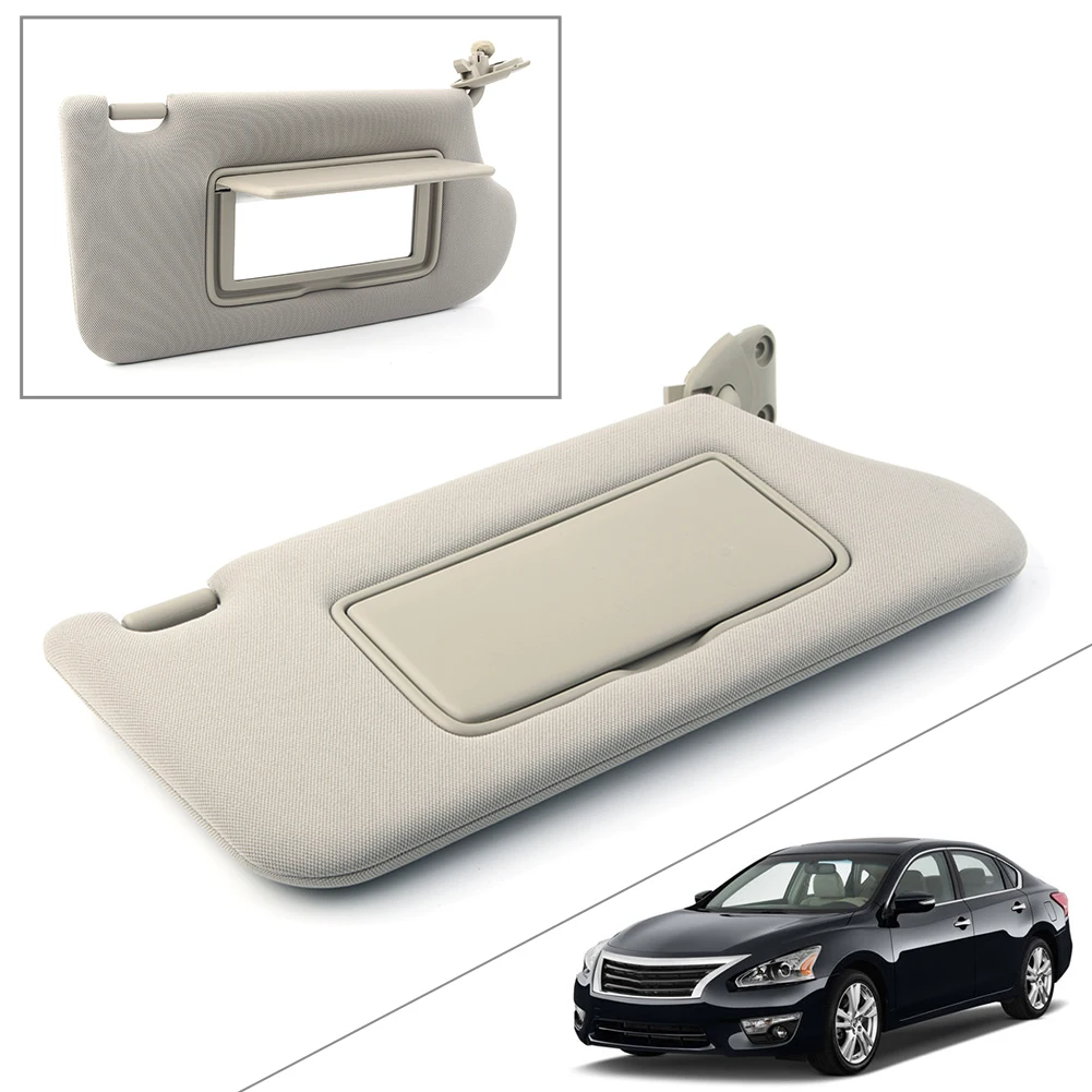 Front Right Car Sun Visor Sunshield Sunshade 964003TA2A For Nissan Altima with light 2013 2014 2015 2016