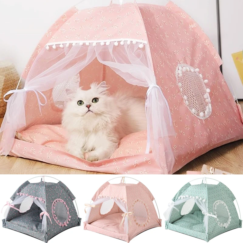 Foldable Pet Cat Te… - image