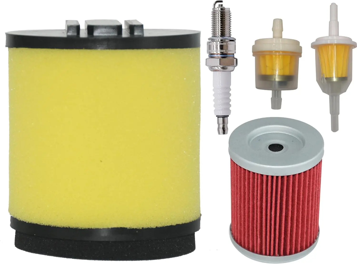 Air Oil Filter Tune Up Kit with Spark Plug Replace 0470-355 0470-421 Fit for Arctic Cat 250 300 2x4 4x4 ATV Motorcycle Carbureto