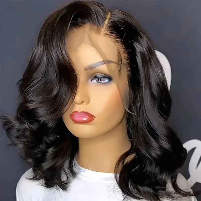 Wig rambut manusia depan renda gelombang tubuh Wig Frontal 13X6 HD renda untuk wanita Wig Cosplay penutupan renda 13X4 Brasil