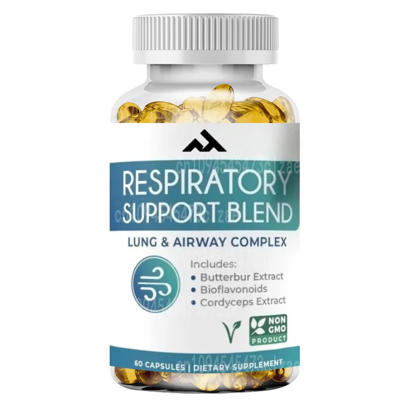 Respiratory and Lung Health Supplements - Help Support Clearance of Airway Mucus and Seasonal or Year-round Lung Detoxification