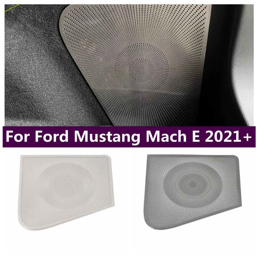 

Dashboard Rear Tail Trunk Stereo Speaker Audio Sound Decor Frame Cover Trim For Ford Mustang Mach E 2021 - 2023 Car Accessories