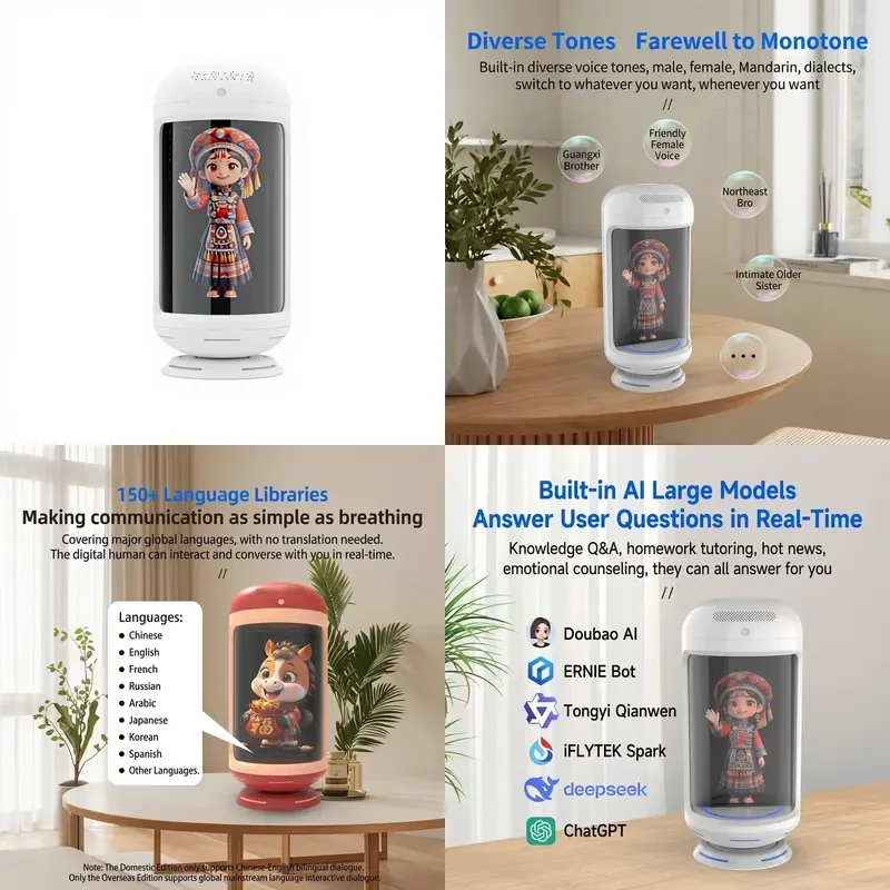 Transform your business presence with our Smart Android System Hologram AI Digital Human Terminal, designed specifically for