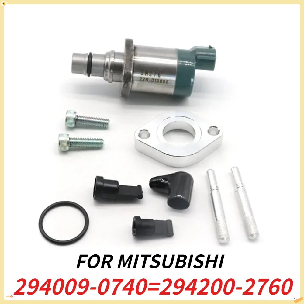 294200-2760 294009-0740 Fuel Pump Regulator Suction Control SCV Valve Set New  For MITSUBISHI L200 TRITON UTE 4D56 4JJ1 4JK1 2.5