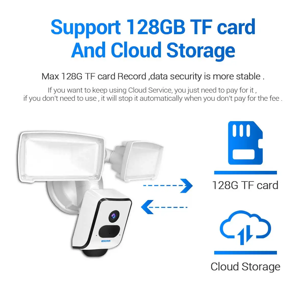 3MP واي فاي الكاميرا الكاشفة كامل اللون زاوية واسعة IP كاميرا مقاومة للماء بلوتوث أمن الوطن CCTV كاميرا الأمن في الهواء الطلق