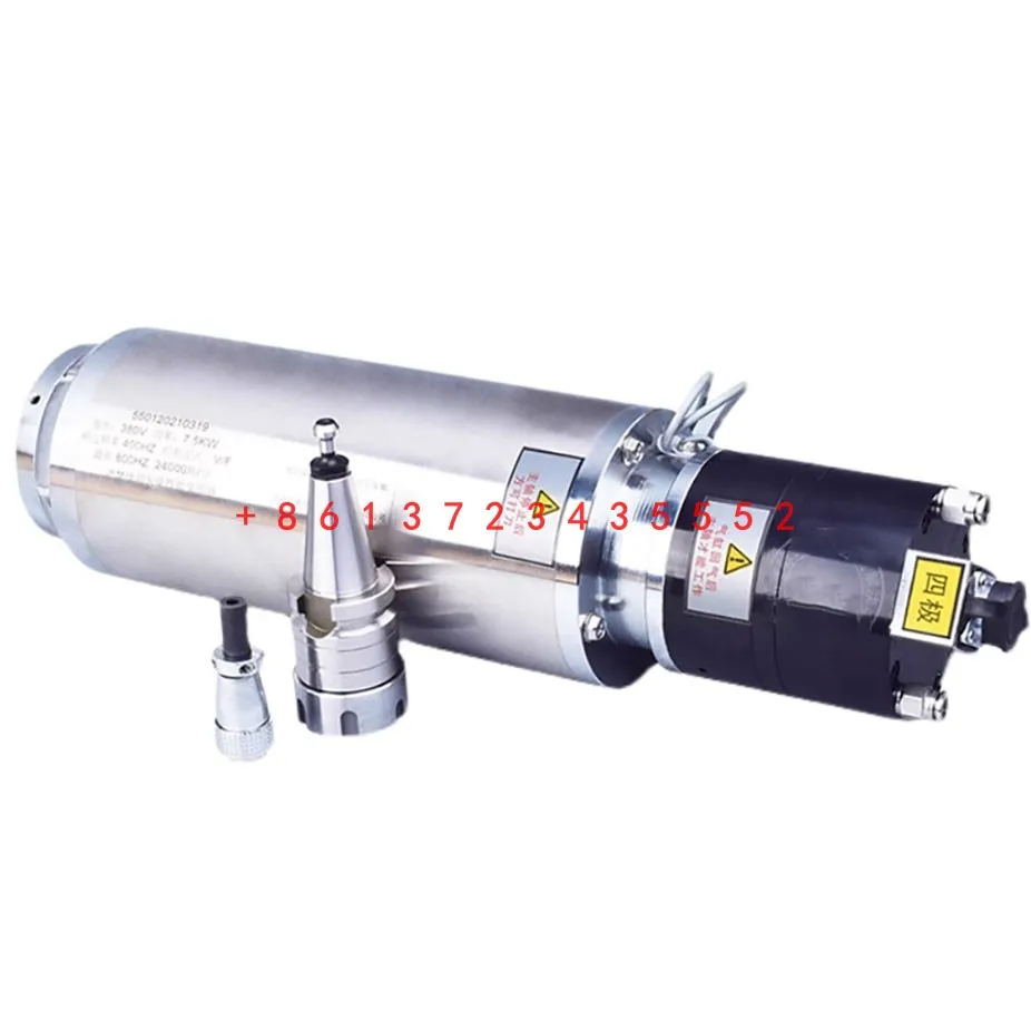 Automatic Tool change Spindle Pneumatic Water Cooling Spindle Motor ATC 220V 380V For Engraving Milling Metal 5.5KW BT30