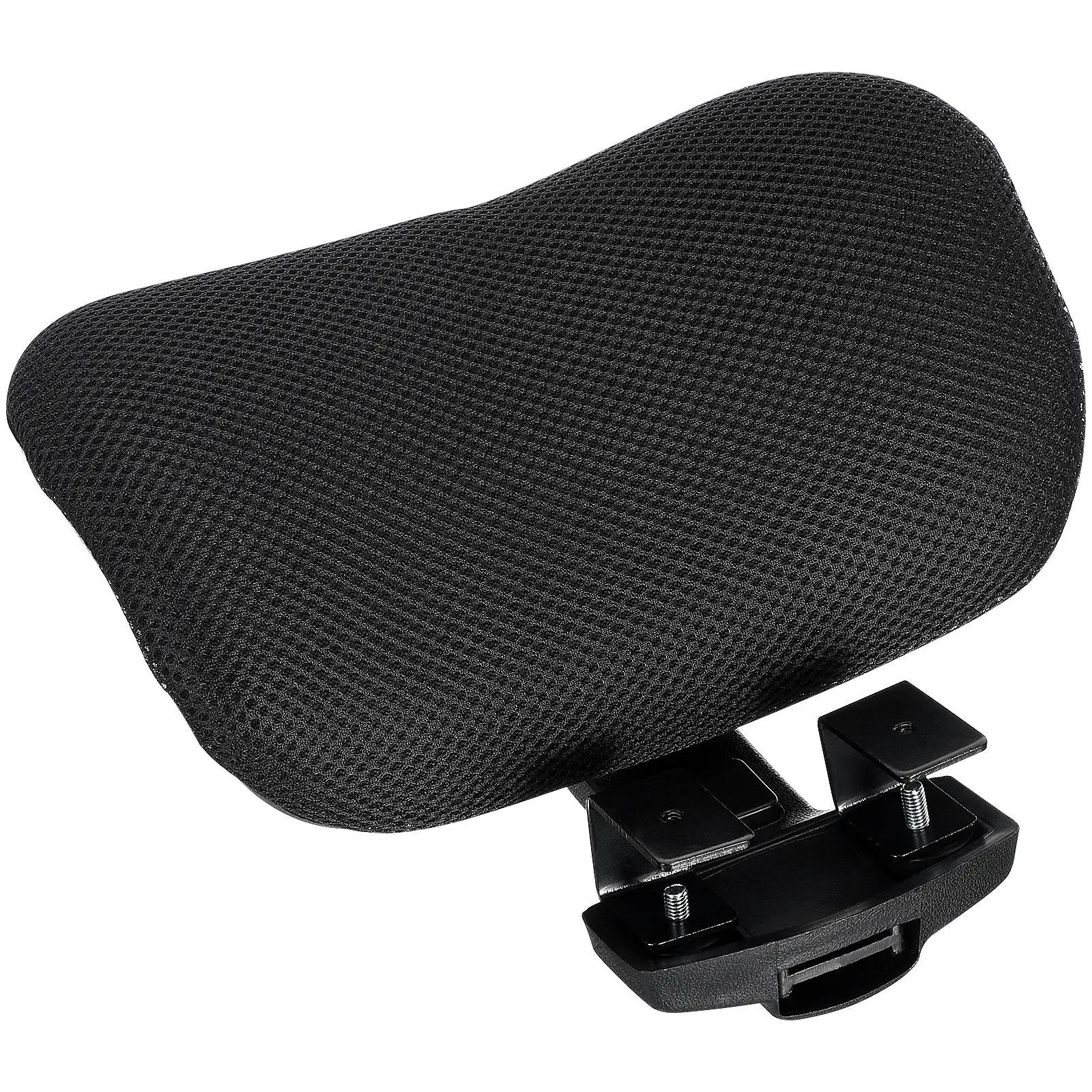 

Chair Back Neck Support 2.6cm Thick Black Clip Height Adjustable Headrest for Office Computer Ergonomic Mesh Pillow