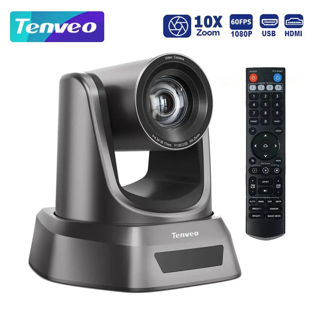 Network Video Conferencing System 12X Zoom 1080P 60FPS Live Streaming PTZ Camera Supply Church Concert Conference