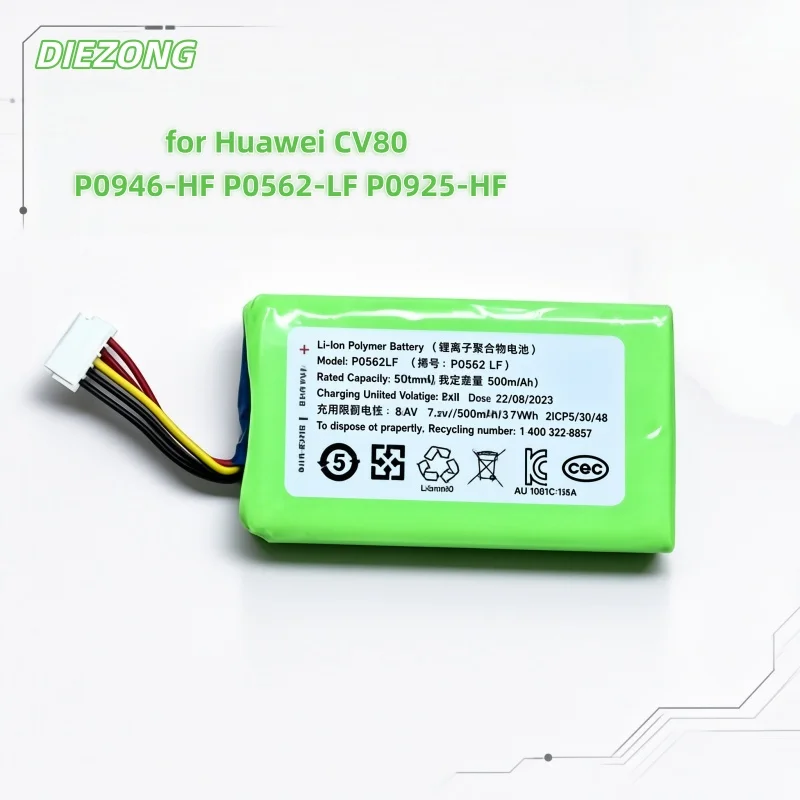 500mAh for Huawei CV80 Mini-Portable Photo Printer Battery EVE P0946-HF P0562-LF P0925-HF Long‑Lasting Battery Life