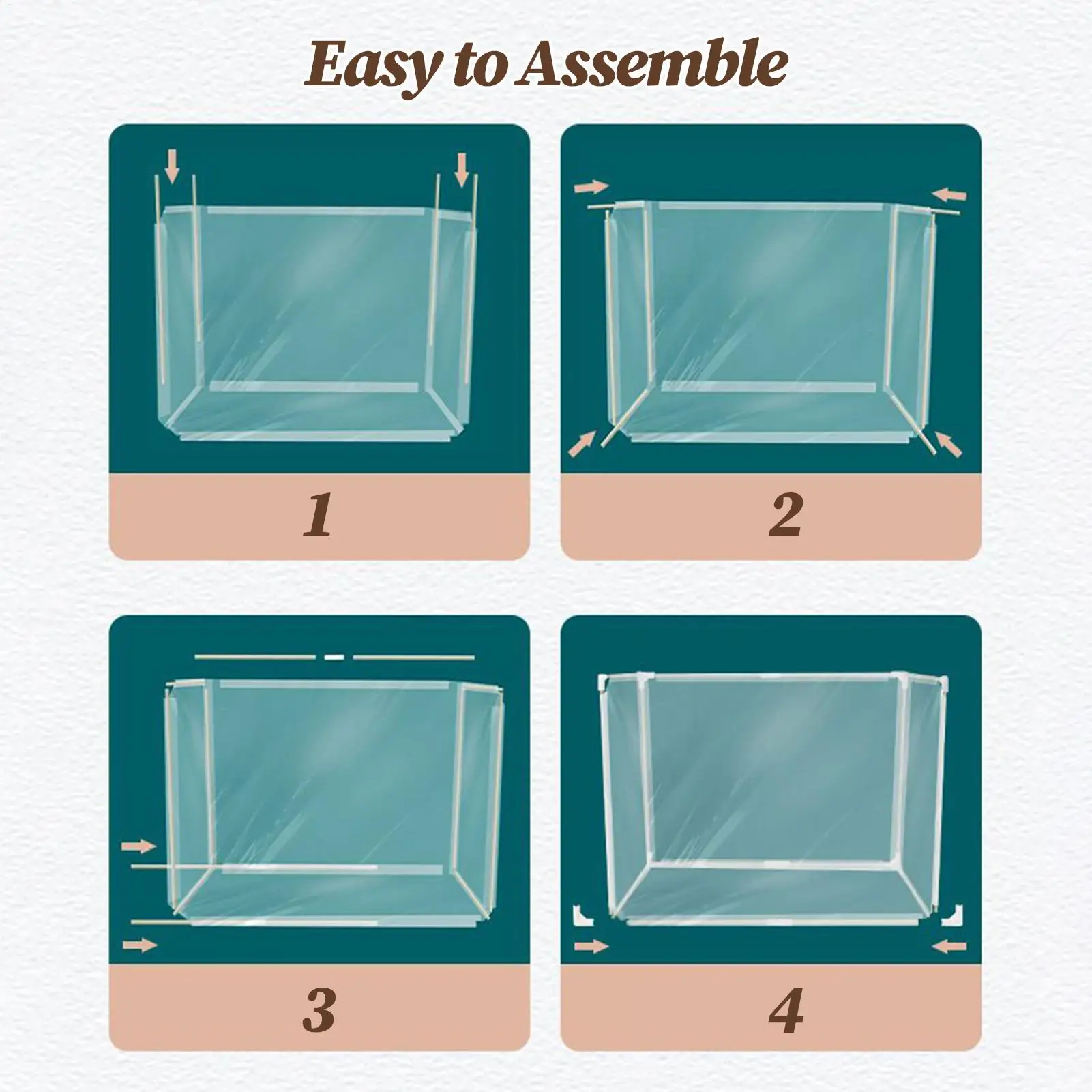 Litter Box Splash Guard Foldable Pee Splash Guard Box Enclosure Transparent High Sided Dog Litterbox Privacy Screen For Bedroom