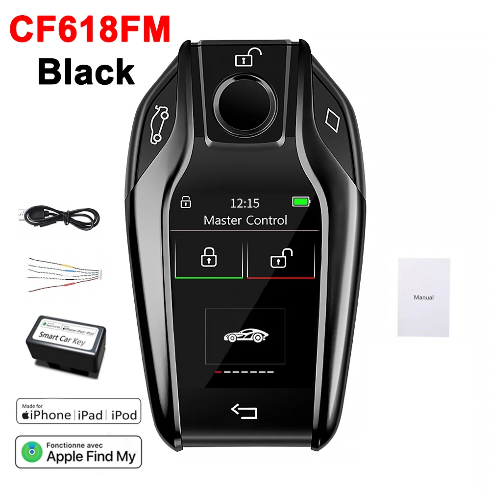 CF618FM CF618 Keyless Modified Smart Universal Remote Car LCD Key OBD Find My Location For BMW Audi Toyota Ford Hyundai VW Benz