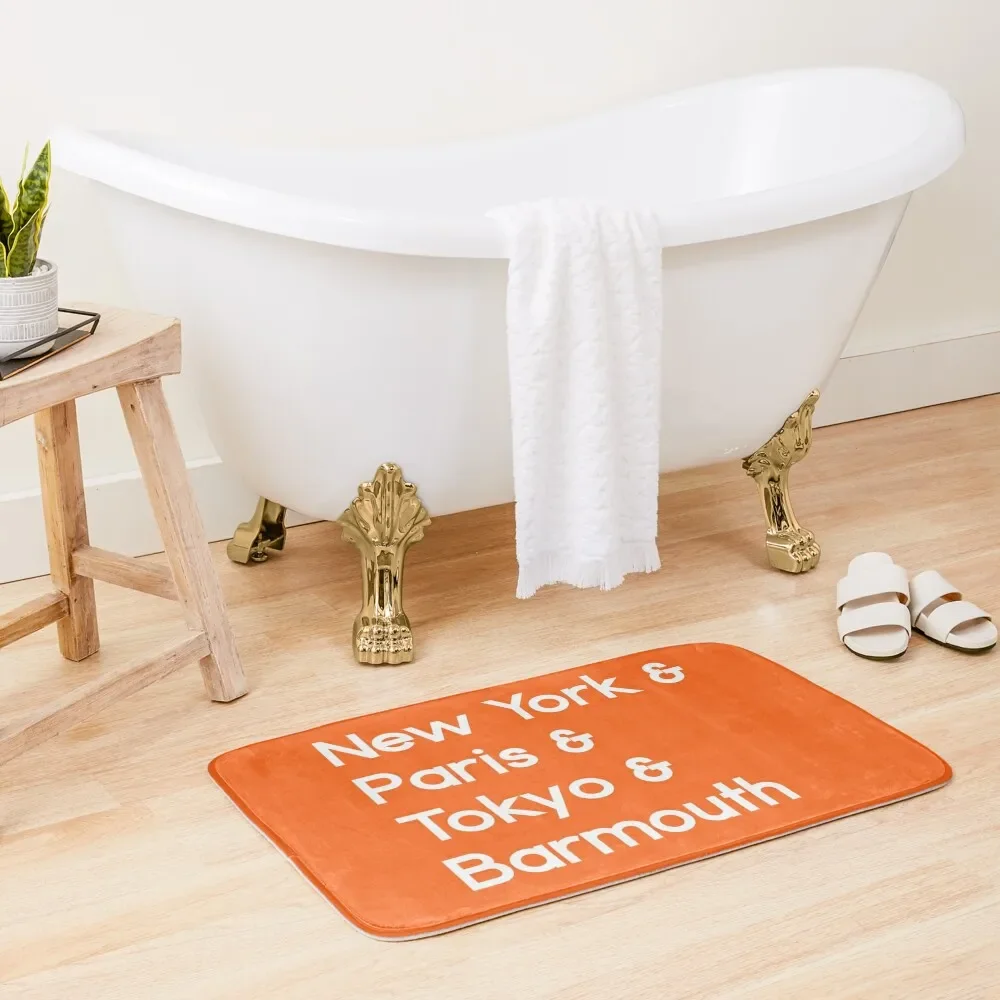 

BARMOUTH Funny Gwynedd North Wales Design Bath Mat Carpet Living Room Floors DoorFor The Door Mat