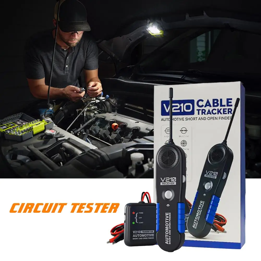 

V210 Automotive Circuit Tester Car Repair Cable Circuit 6-42V Finder Tracers Checker Tracker Analyzer Short Wire Open L5Q5