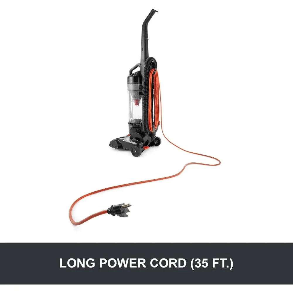 مكنسة كهربائية تستقيم بدون كيس من TaskVac، واقي أثاث خفيف الوزن ومصفى HEPA بدرجة احترافية طويلة الأمد