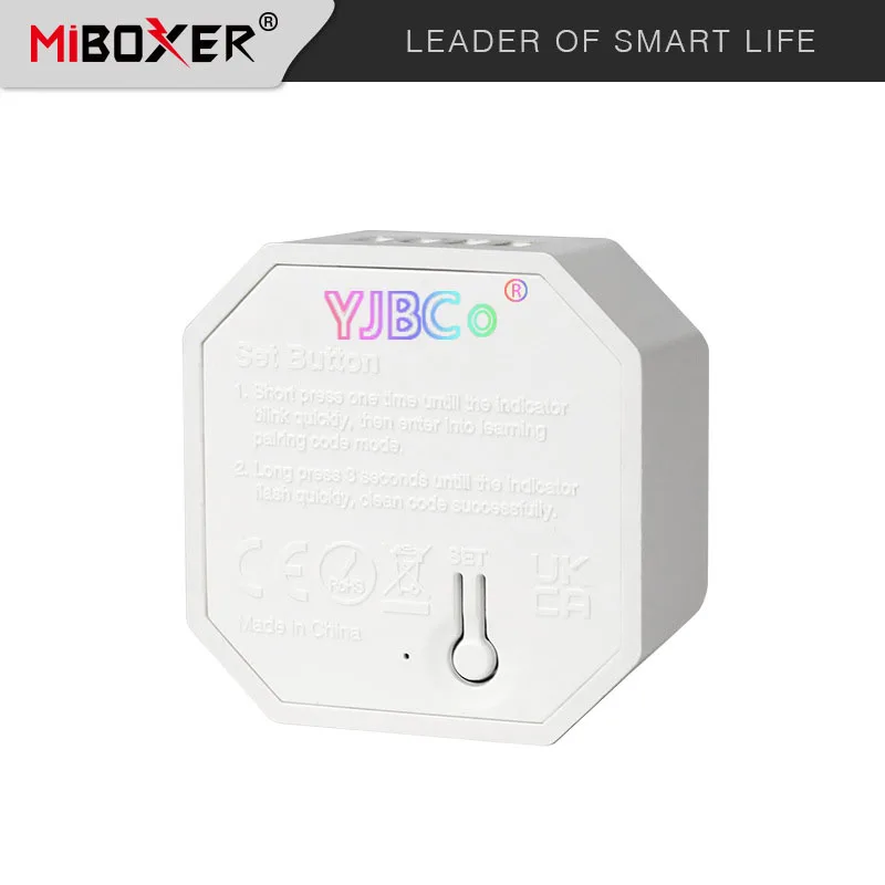 MiBoxer Zigbee 3.0 AC Triac RF Push Dimmer 110-240V  TRI-C1/TRI-C1ZR Tuya App /Voice /Remote Control for For Single Color Lights