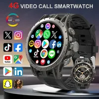 4G Full Netcom Android 9.0 4G Smart Watch 466*466 Amoled 1.43'' Screen Display GPS WIFI HD Video Call 5MP Camera Smartwatch 2024