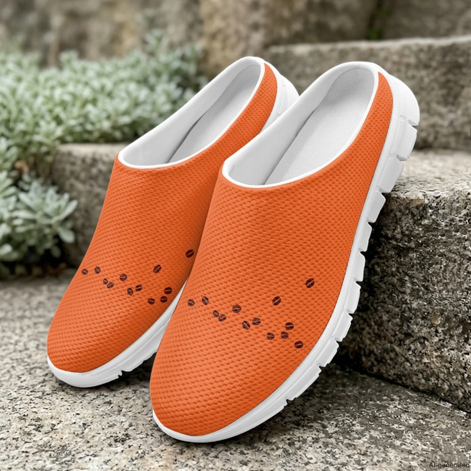 XIXIRIMIDO Women's Slippers Nurse Shoes Women's Sandals Dog Coffee Print Sapatos Femininos Elegante Man Shoes Chinelo 35-48