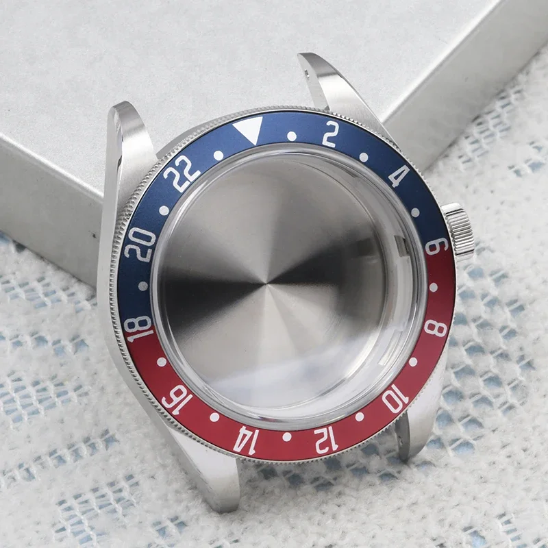 2025 HEIMDALLR GMT ساعة حافظة الفولاذ المقاوم للصدأ 39 مللي متر ساعة الغوص حافظة الياقوت الزجاج مقاوم للماء صالح للحركة التلقائية NH34A