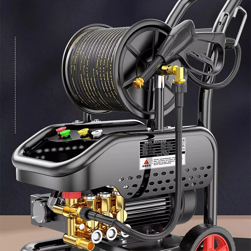 220V High Power Commercial Car Washing Machine Ultra-High Pressure Cleaner Brush Water Gun for Car Wash Shop