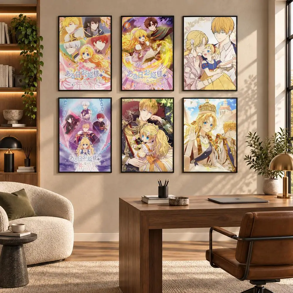 Who M-made me a princess Poster Self-adhesive Art Waterproof Paper Sticker Coffee House Bar Room Wall Decor