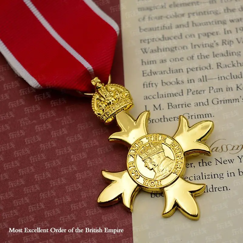 أجمل أمر الإمبراطورية البريطانية سيدة قائد الصليب الكبير ضابط عضو الشريط الرقبة ميدالية الشريط شارة الحرف #4