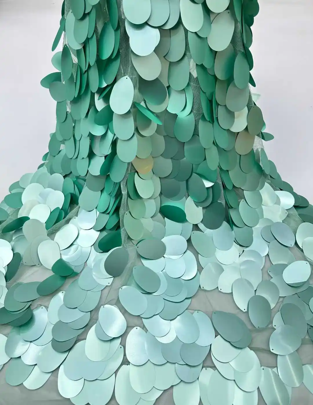 

5 Yards African Lace Fabric Lace 2025 High Quality Lace Nigeria Sequins Lace Fabrics for Wedding Evening Dress Sewing