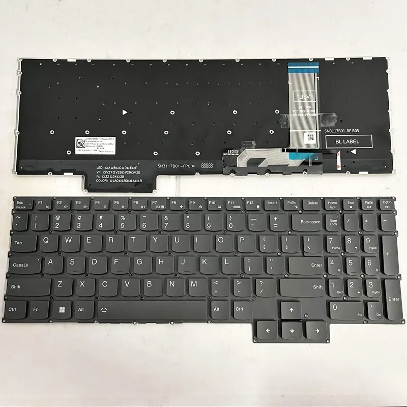 New For Lenovo Legion 5 15APH9 15IRX9 Legion 5 15ARP8 Laptop US Keyboard Backlit