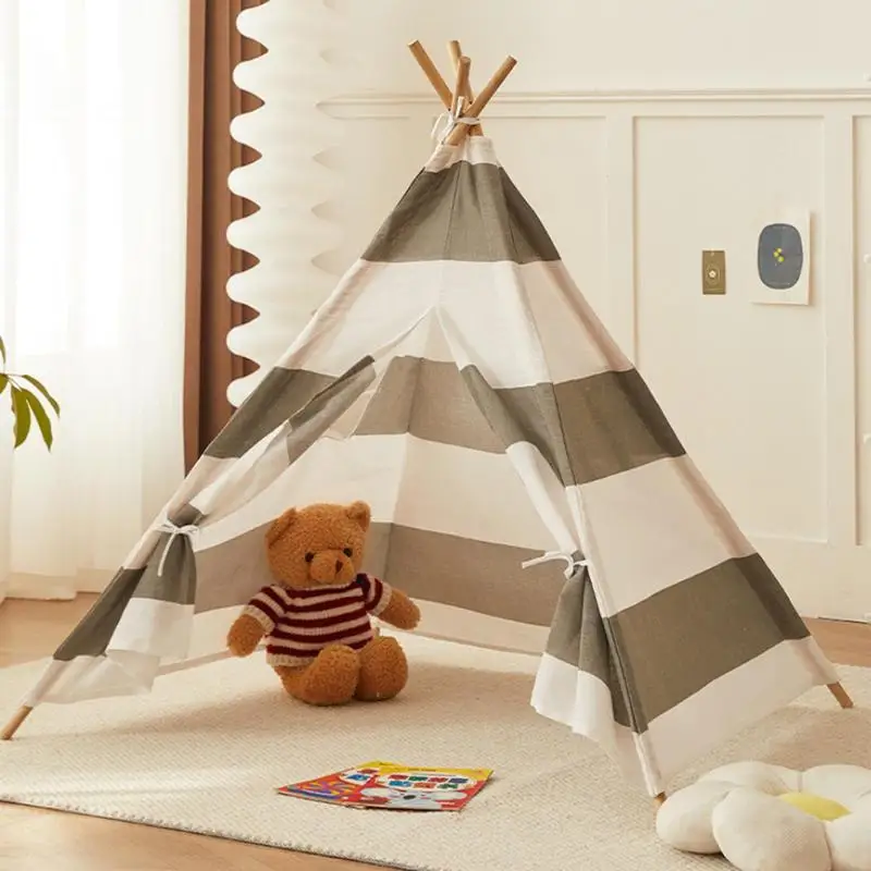 子供用ポータブル折りたたみ式プレイテント,tipi,屋内および屋外用,落書き付き,テント