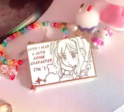 Totally would be a main character Enamel pin